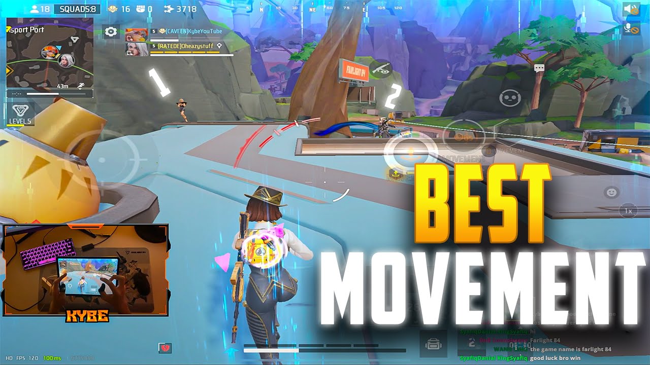 BEST MOVEMENT MAGGIE SOLO VS TRIO HANDCAM GAMEPLAY in Farlight 84