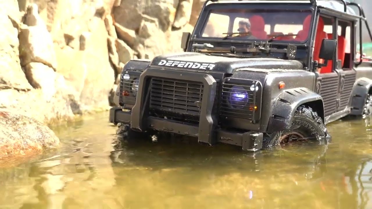 1/10 Scale | Traxxas TRX-4 | Jeep Rubicon JK & Defender D110 | Off-road Adventure
