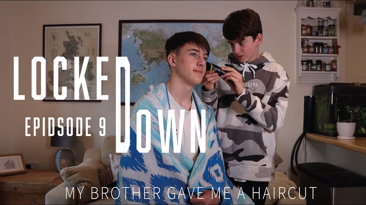 I let my 12 year old brother cut my hair | Locked Down Ep.9