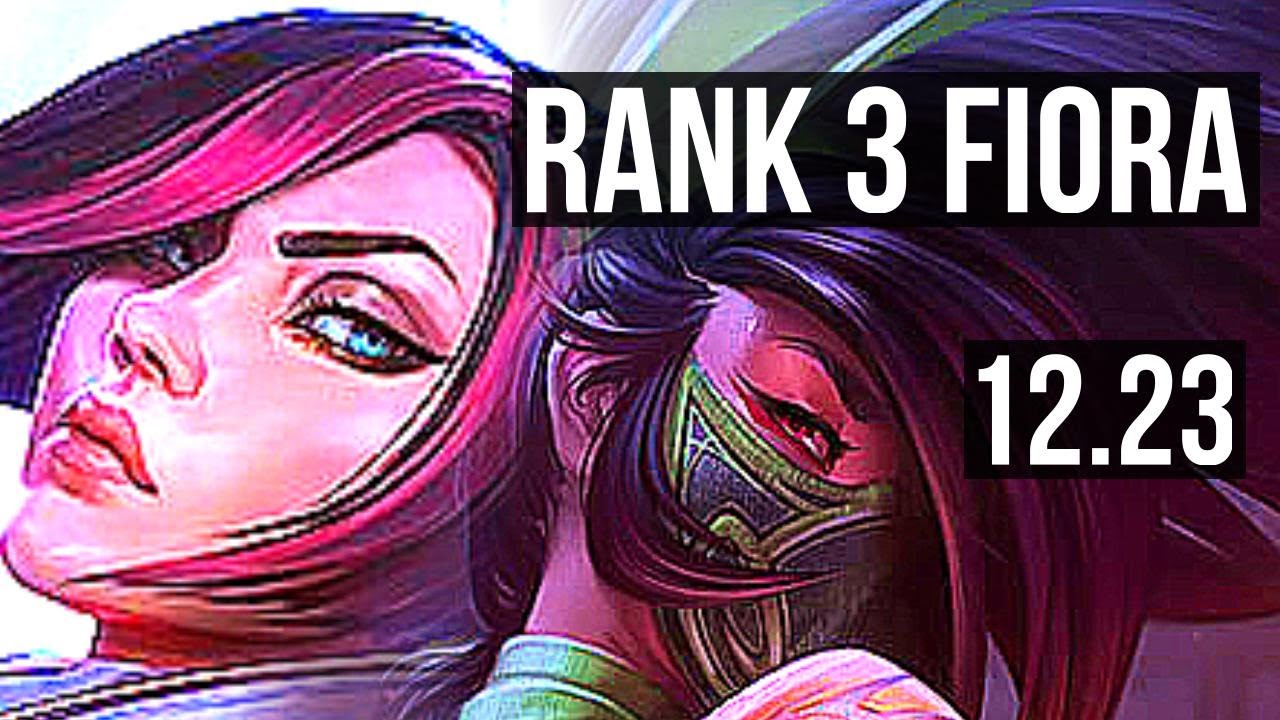 FIORA vs AKALI (TOP) | Rank 3 Fiora, 9/1/8, Legendary, Rank 24 | EUW Challenger | 12.23