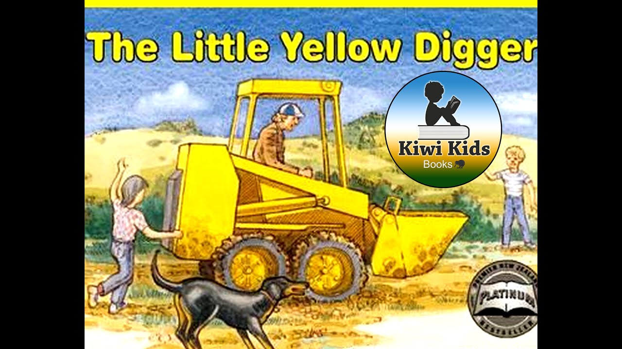 The Little Yellow Digger (Books Read Aloud) By Betty & Alan Gilderdale (Sensory book reading) 🚧
