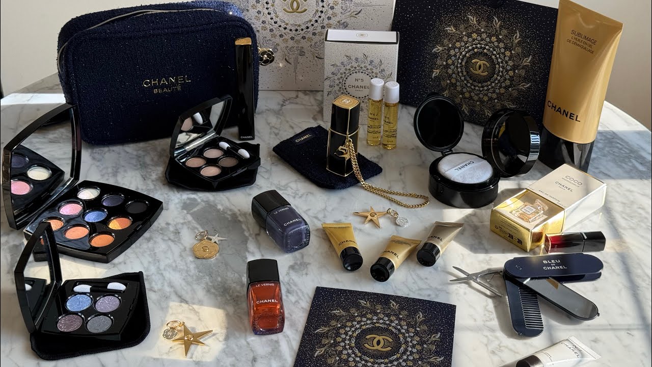 CHANEL HOLIDAY 2025 💫✨ Makeup Collection 💙🪐🛸🌠💘 Holiday Makeup Set