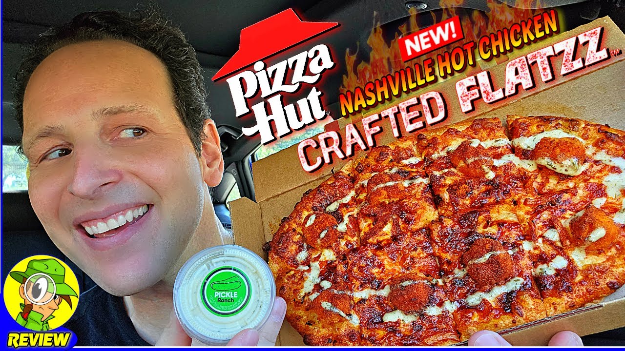 Pizza Hut® Nashville Hot Chicken Crafted Flatzz™ Review 🍕🔥🐔 Only $5.00! 🤩 Peep THIS Out! 🕵️‍♂️