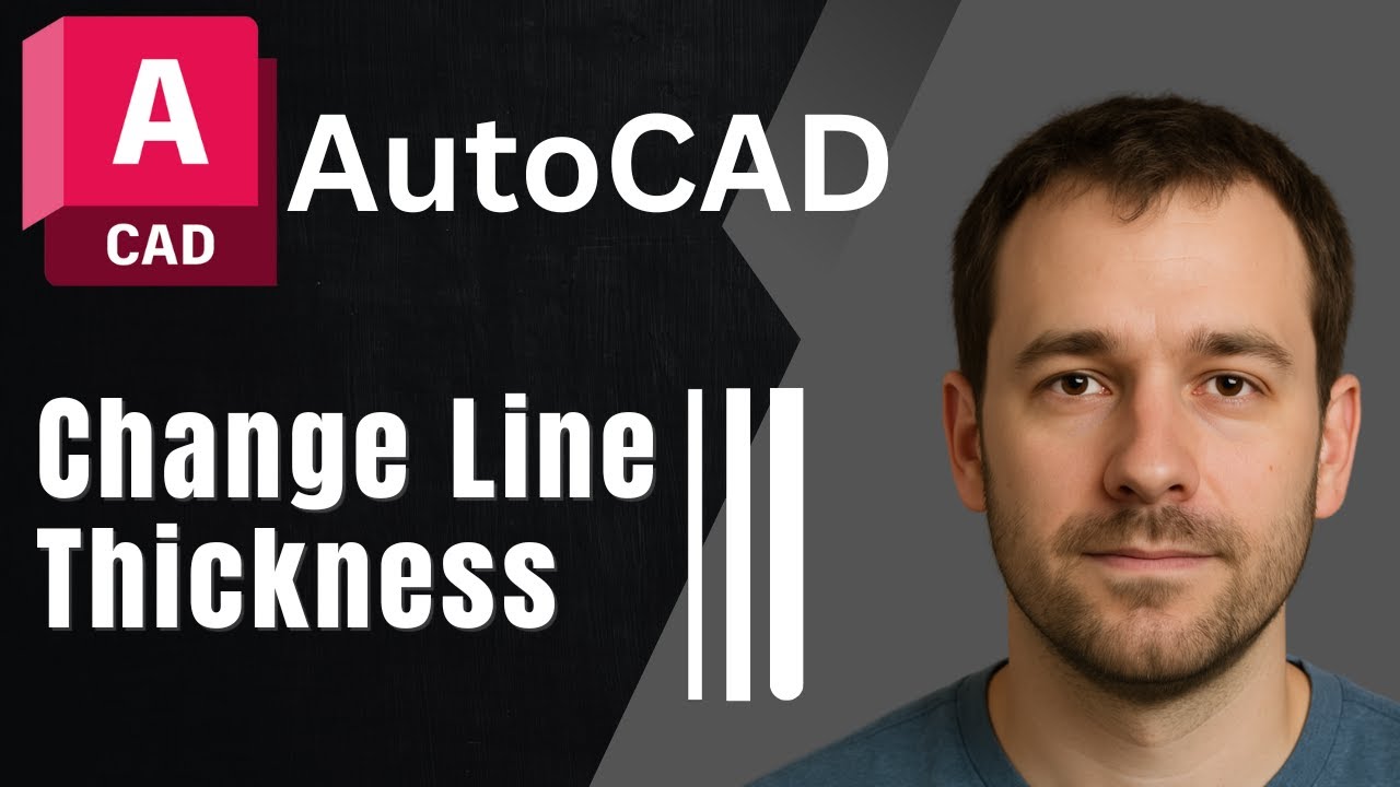 Учебное пособие по AutoCAD: Как изменить толщину (ширину) линии (совет по стилю чертежа 2025)