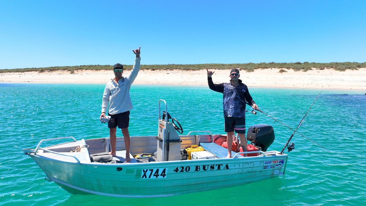 Exploring Dampier Islands in a Tinny