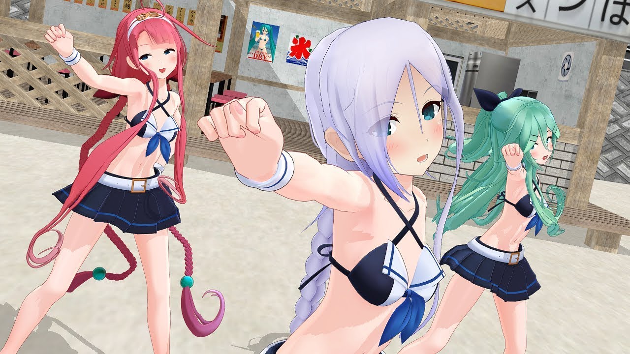【MMD艦これ】海風と二式大艇さんできょうもハレバレ
