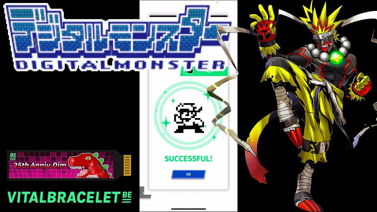 DIGIMON Vital Bracelet BE - BOUTMON || Digital Monster 25th Anniversary DiM Log 15