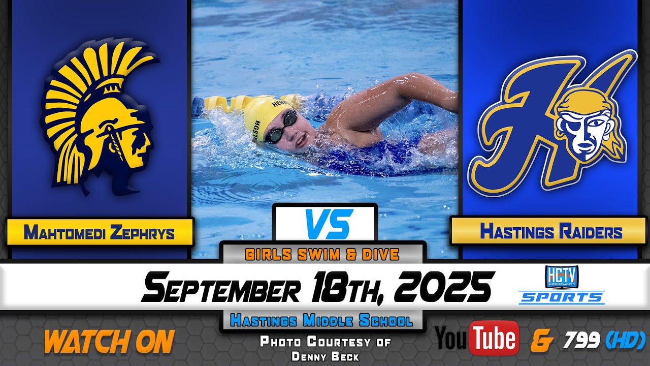HCTV SPORTS: Hastings Girls Swim & Dive vs Mahtomedi Zephyrs | 9.18.25