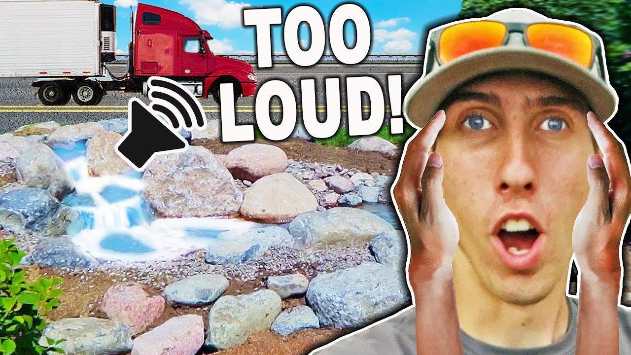 WATERFALL Built To Drown Out Highway Noise!