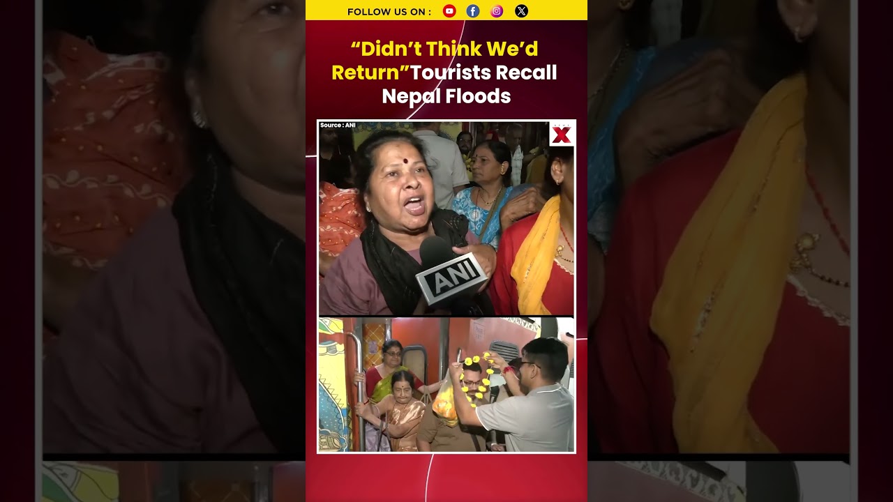 &lsquo;Didn&rsquo;t Think We&rsquo;d Return&rsquo; - Rescued Indian Tourists Recall Nepal Flood Horror #nepalfloods #shorts