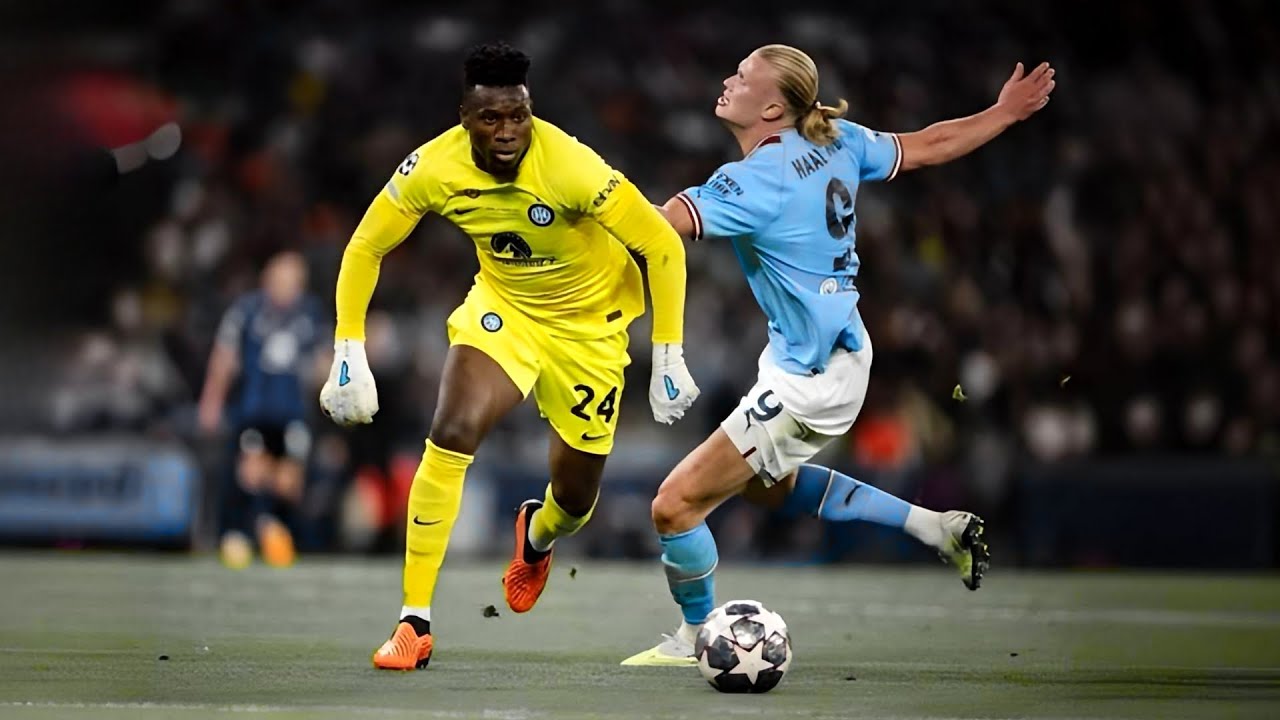 Analysis of André Onana's FOOTWORK: The master playing from behind.