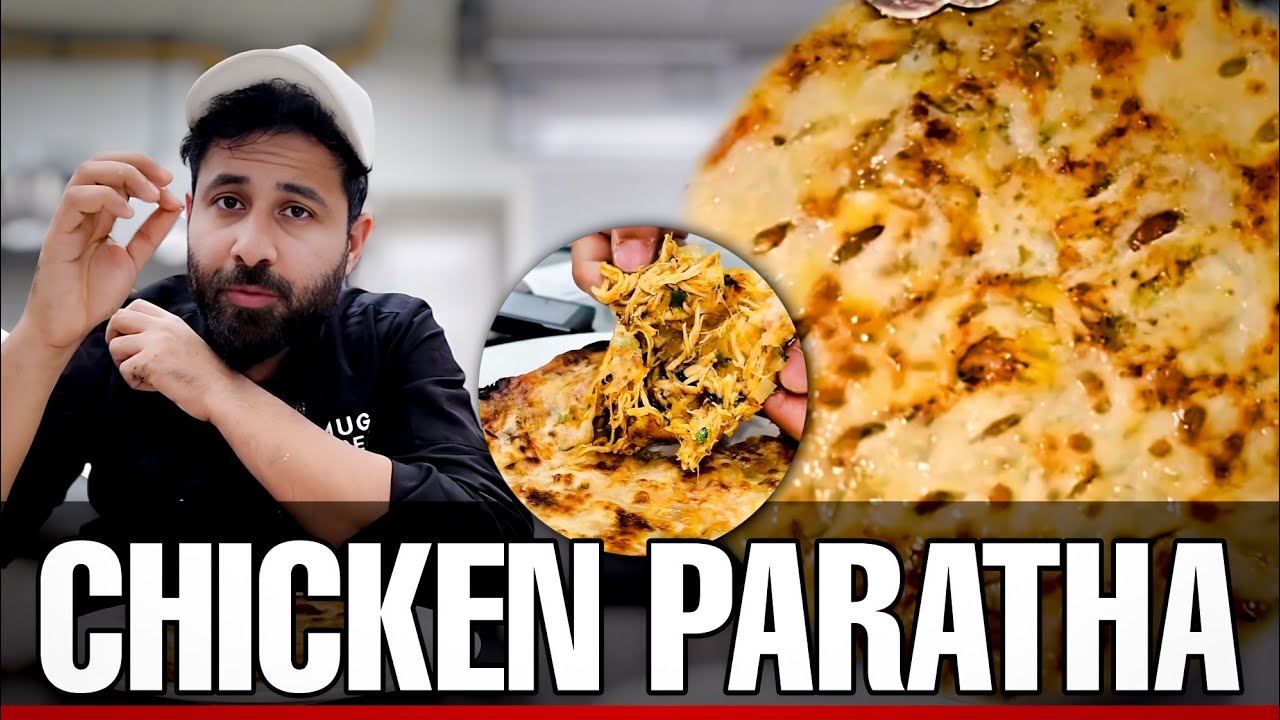 Perfect Chicken Paratha Recipe | How to make chicken paratha at home | Haseebee