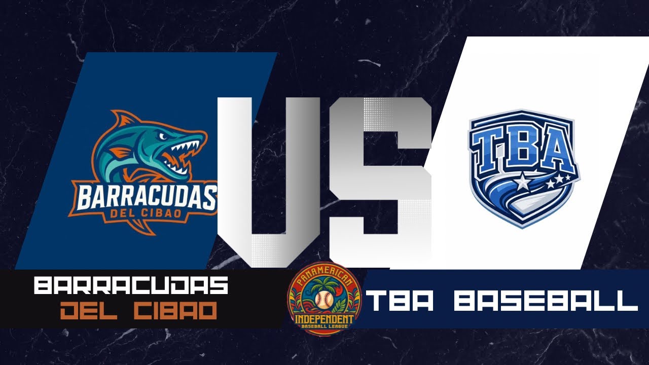 Barracudas Del Cibao VS TBA Baseball l Panamerican Independent Baseball League