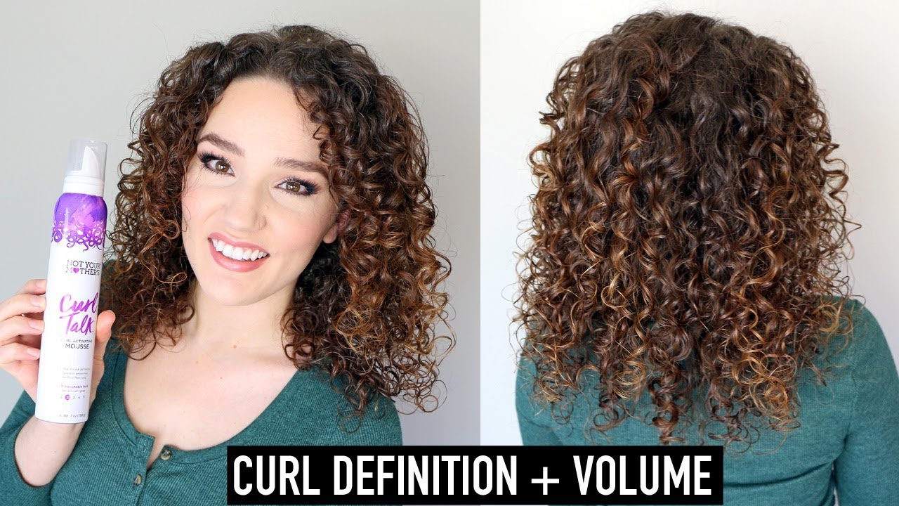 Not Your Mother's Curl Talk MOUSSE Review & Routine - Best Mousse for Curly Hair