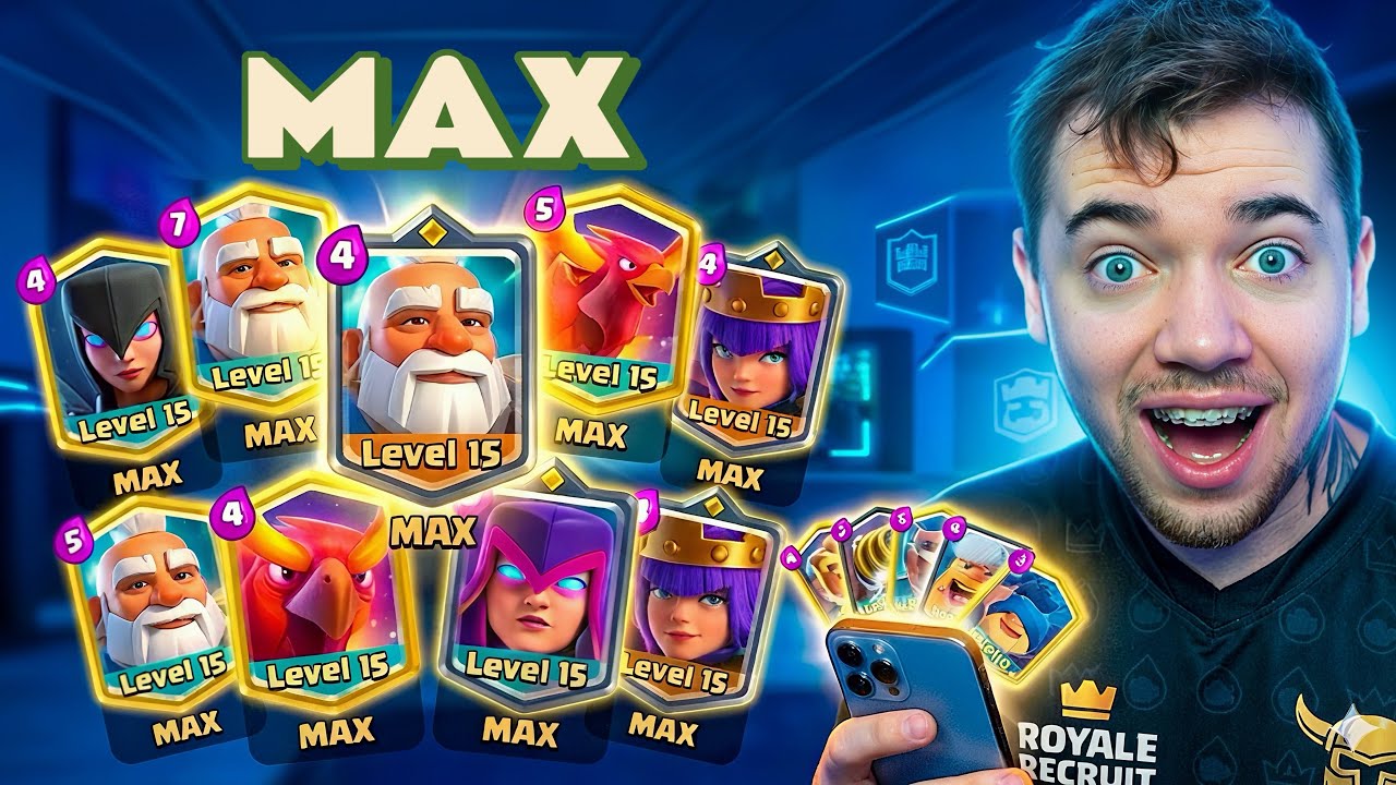 #ASMR Clash Royale avec un deck complètement maxé