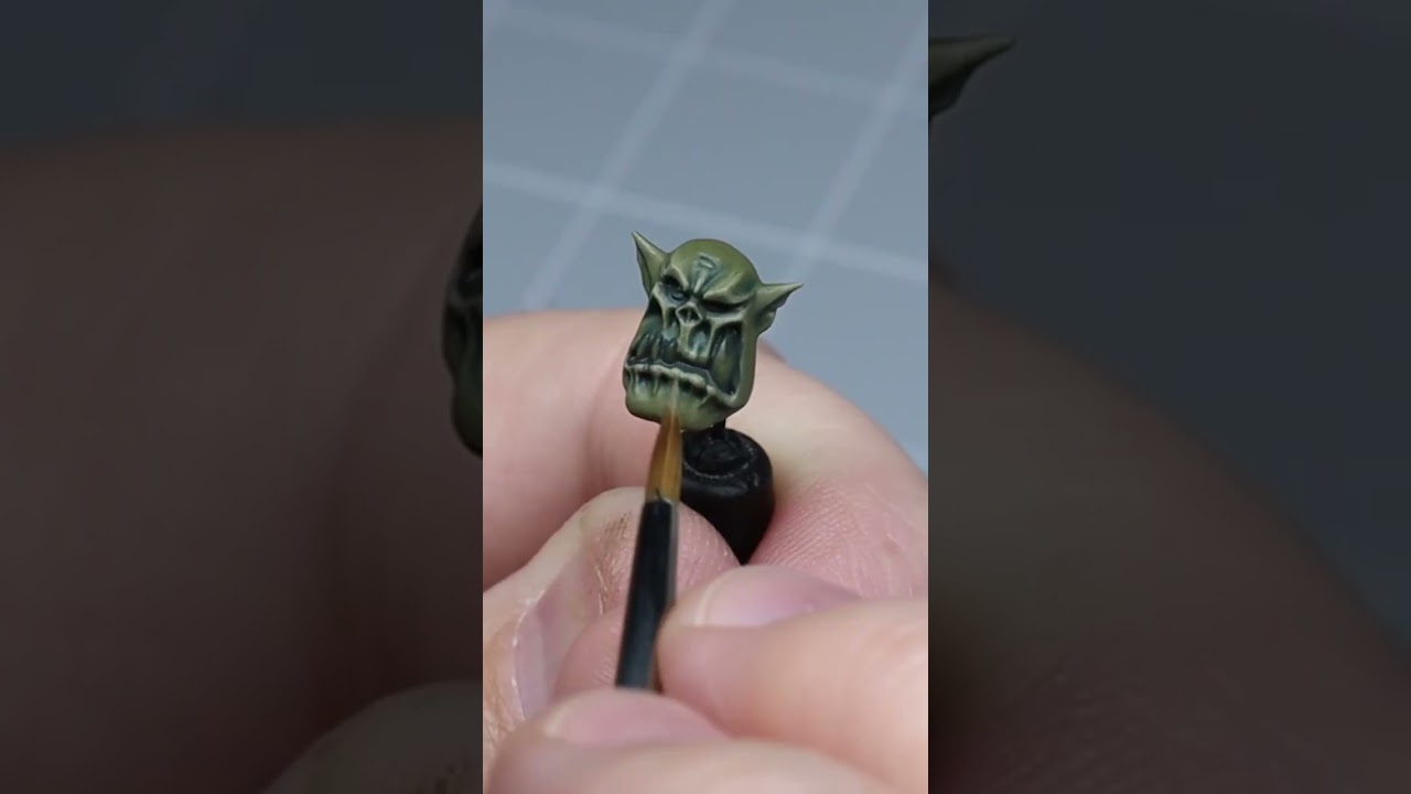 From my painting ork skin tutorial #orks #40k #warhammer #warhammer40k #warhammer40000