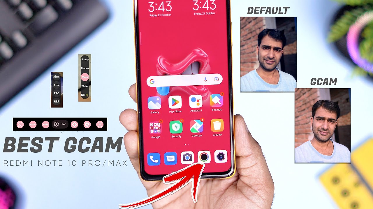 REDMI NOTE 10 PRO + GOOGLE CAMERA = MAGIC!! | Best MIUI 13 Android 12 Gcam 8.4 for Redmi Note 10 Pro