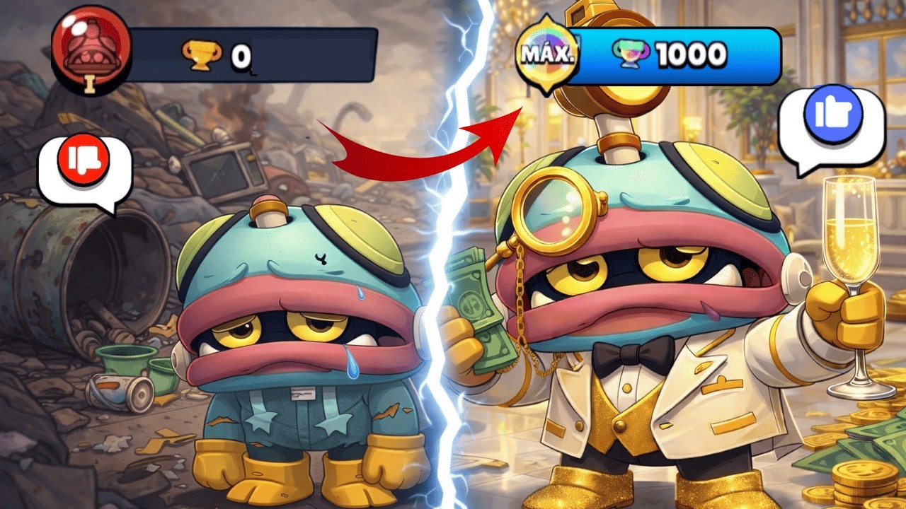 Subindo o glowbert com os inscritos! Troféu e ranked
