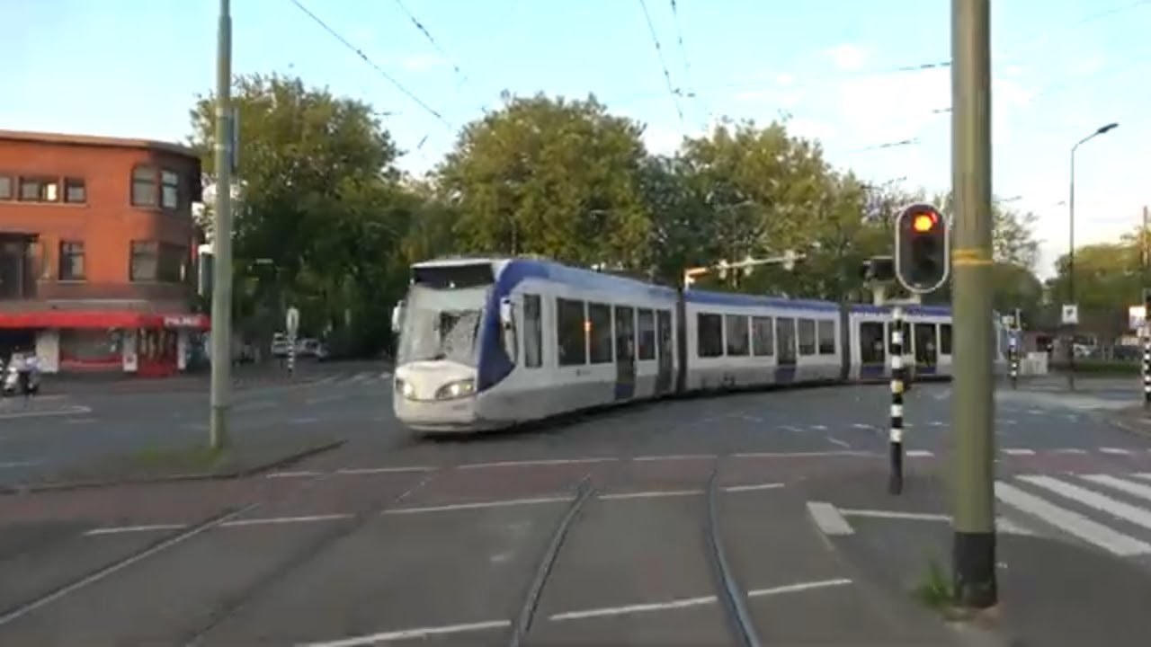 HTM tramlijn 1 Scheveningen Noord - Delft Tanthof | GTL8 3126 | 2020