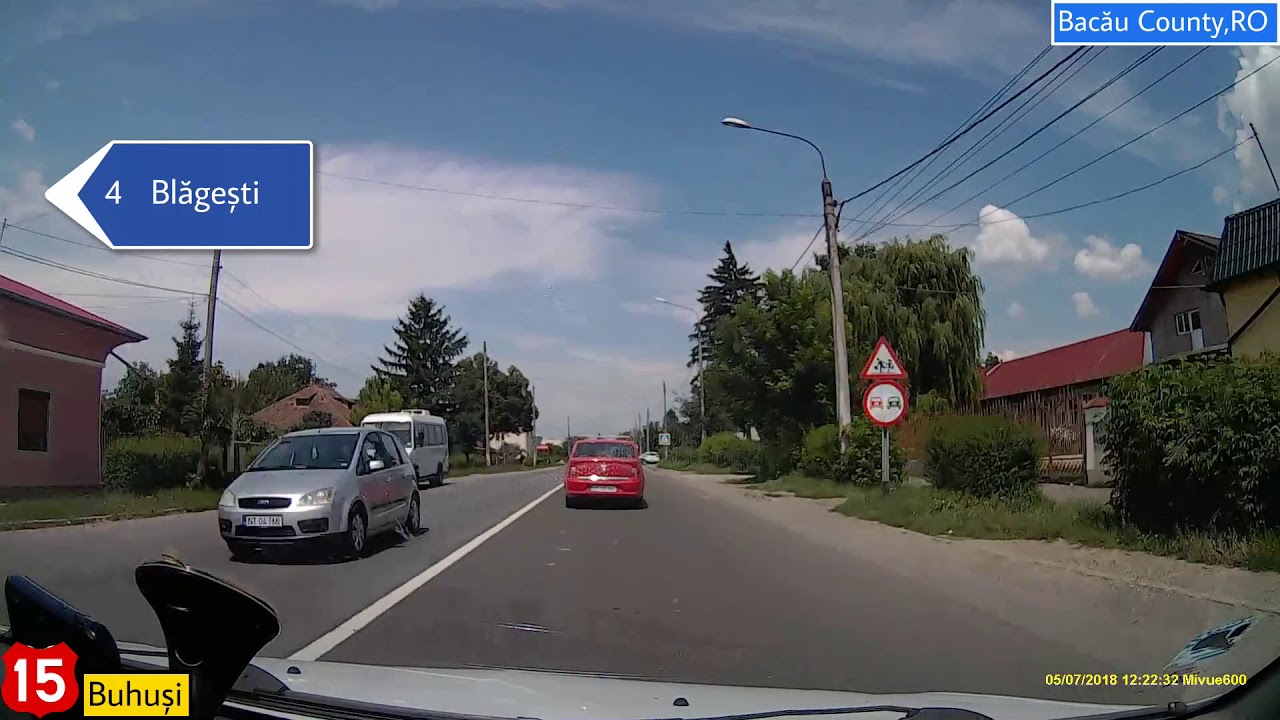 Romania : DN15 - Bacău (BC) - Piatra Neamț (NT)