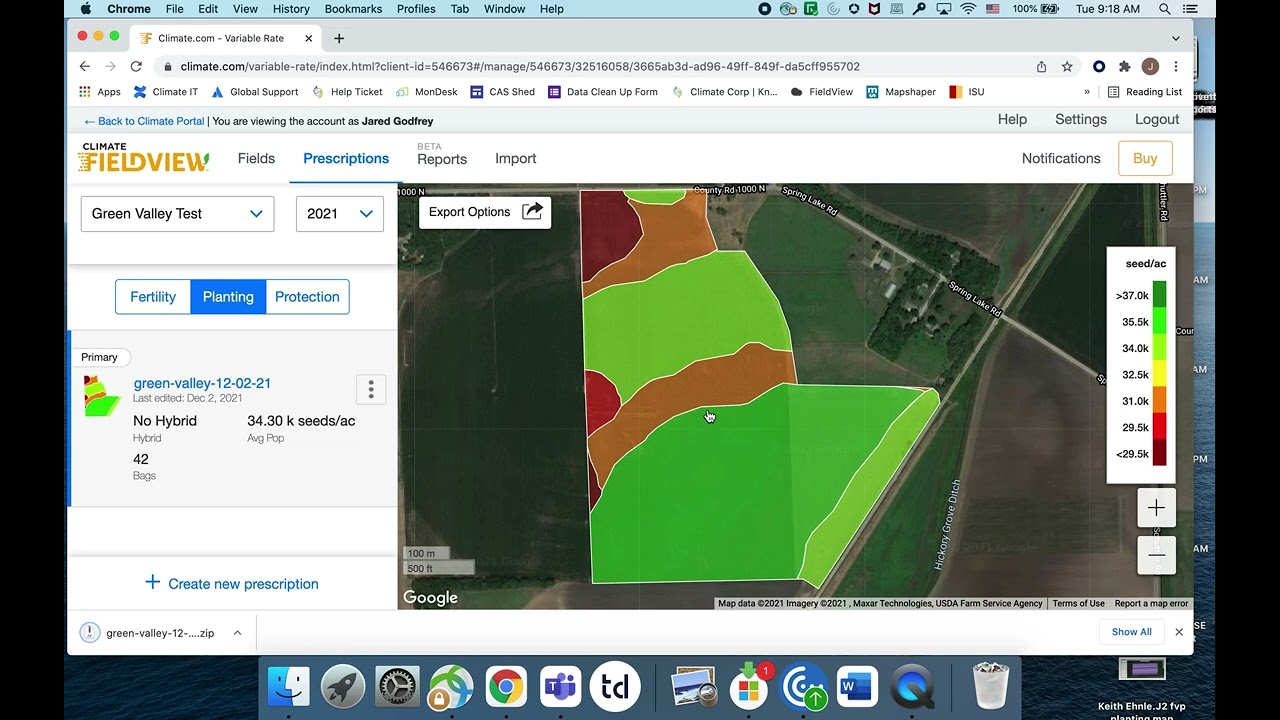 How to Export Scripts from FieldView™ to AgLeader Equipment