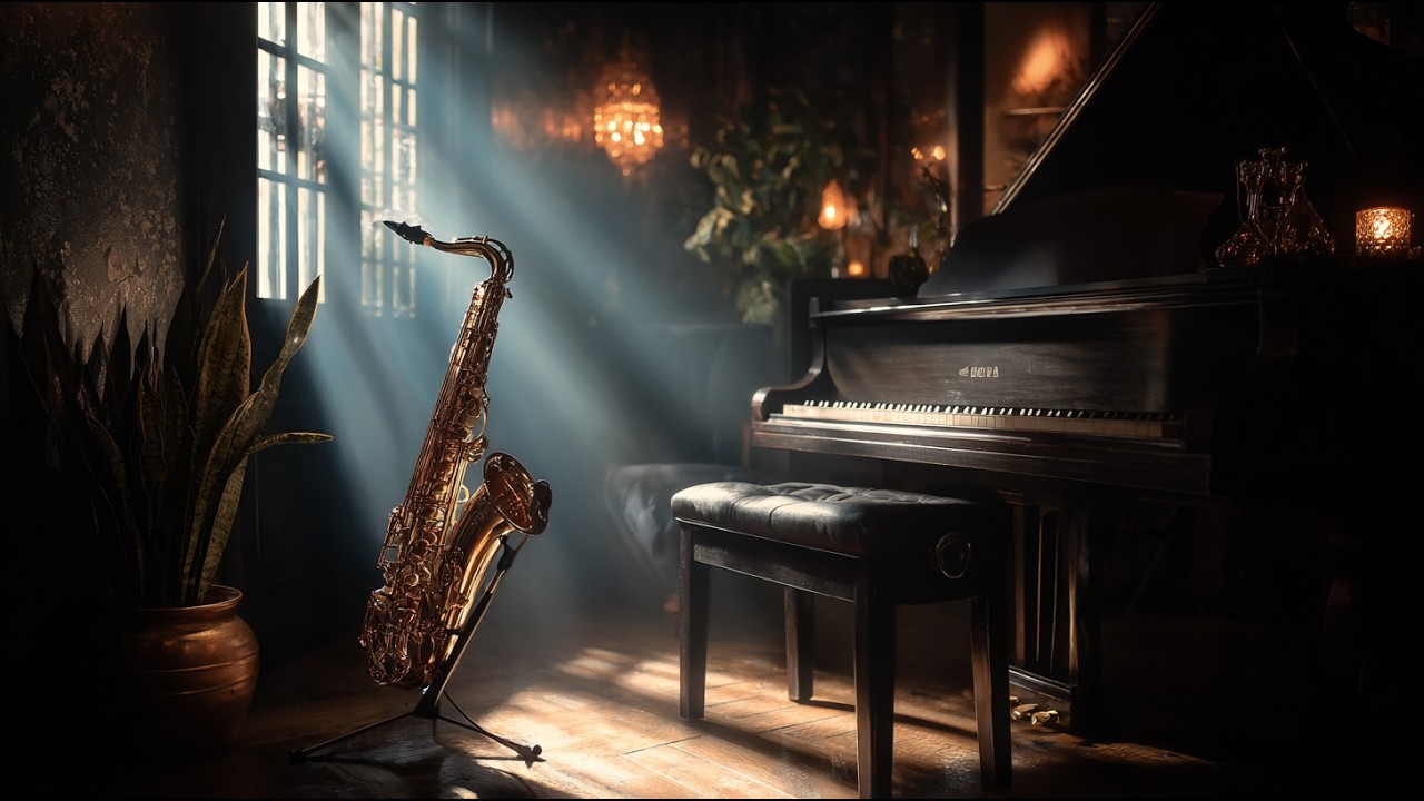 1 Hour of Ambient Jazz 🎷 Relaxing Saxophone & Piano Background Music