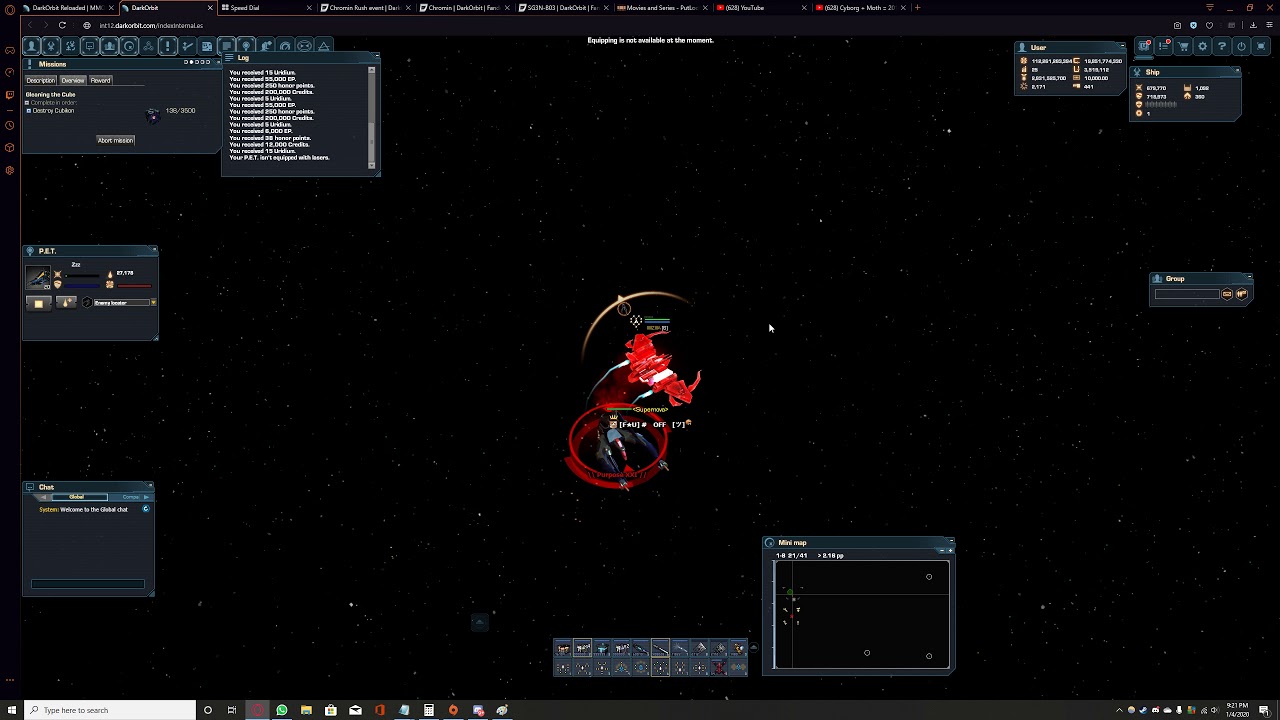 Darkorbit - Max Pet Damage 2020