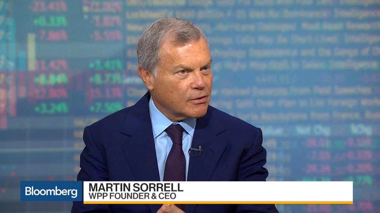 WPP CEO Sorrell on Brexit, Trade, Business, and Trump