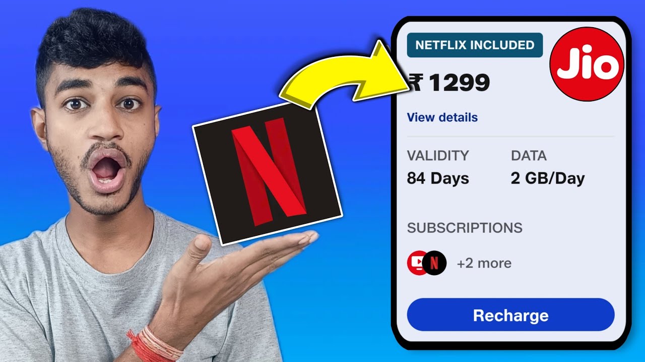 Jio Unlimited 5G Plans with Netflix Subscription