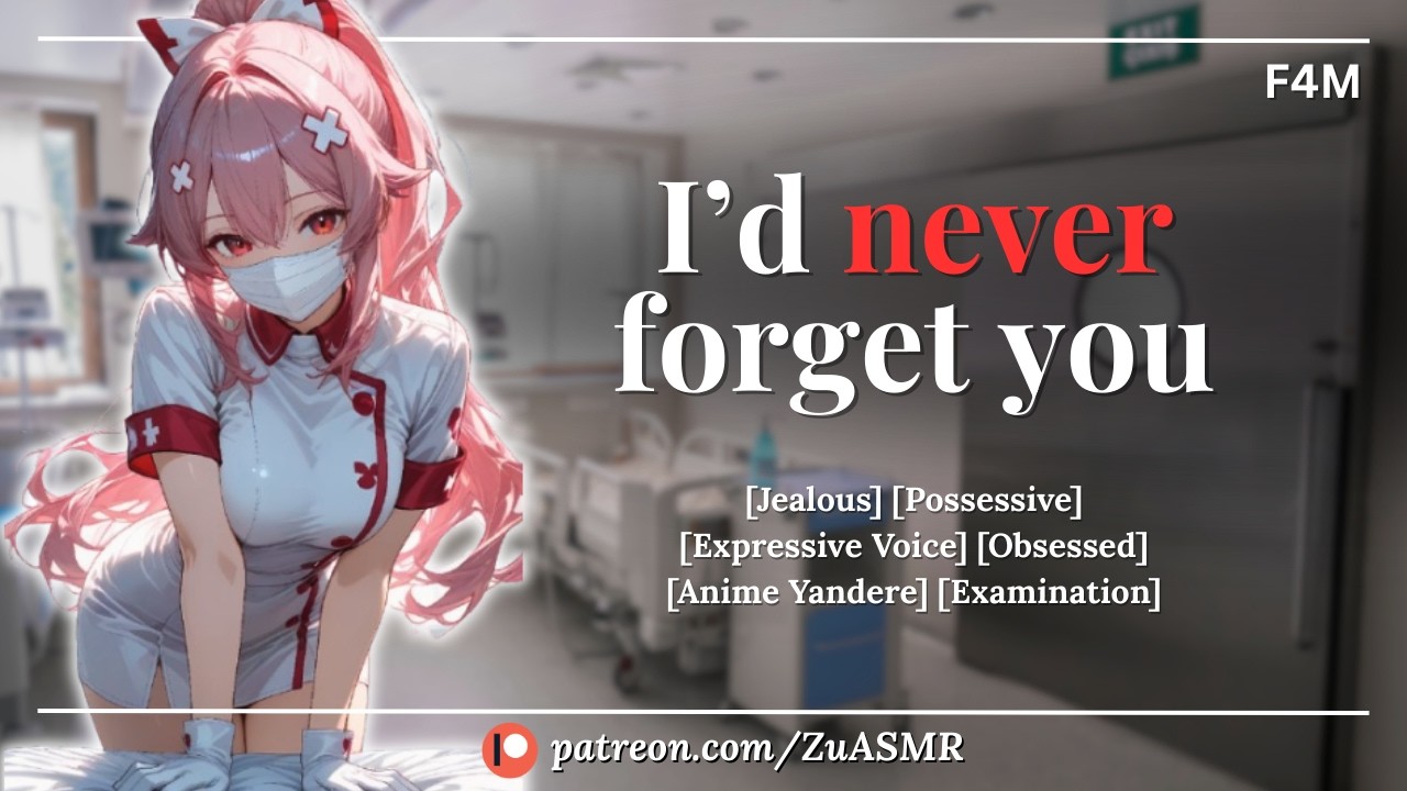 Yandere Nurse MADLY Falls For You, Then Kidnaps |F4M| Health Check| Touch Starved| Hospital| ASMR