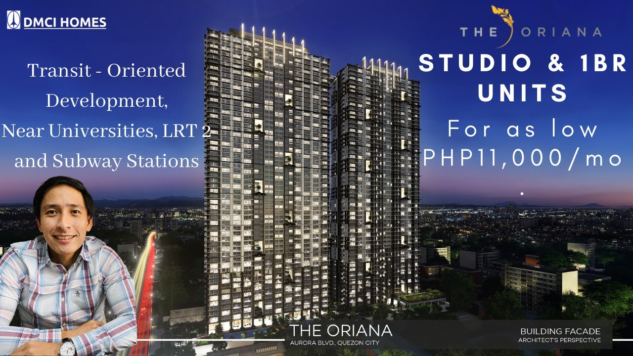 DMCI Homes | The Oriana | New release of Studio and 1BR units | Condominium in Quezon City