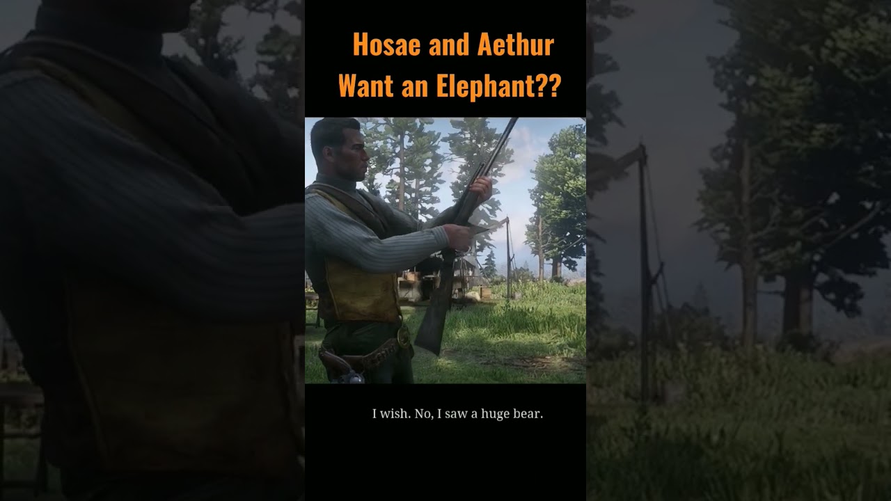 Best Scene Between Arthur and Hosae #rdr2 #shorts