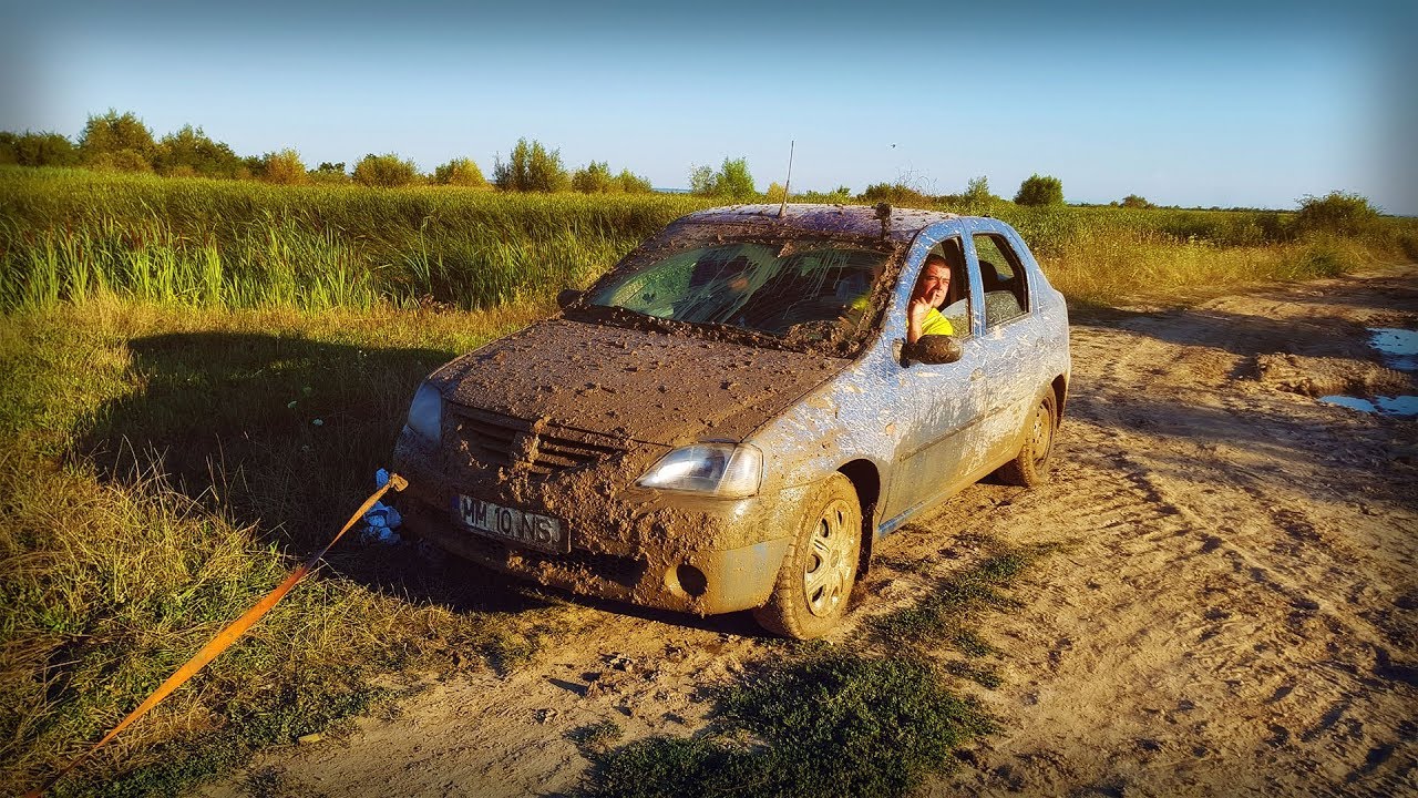 Cu Dacia Logan Pe Camp - Off Road - Test Drive