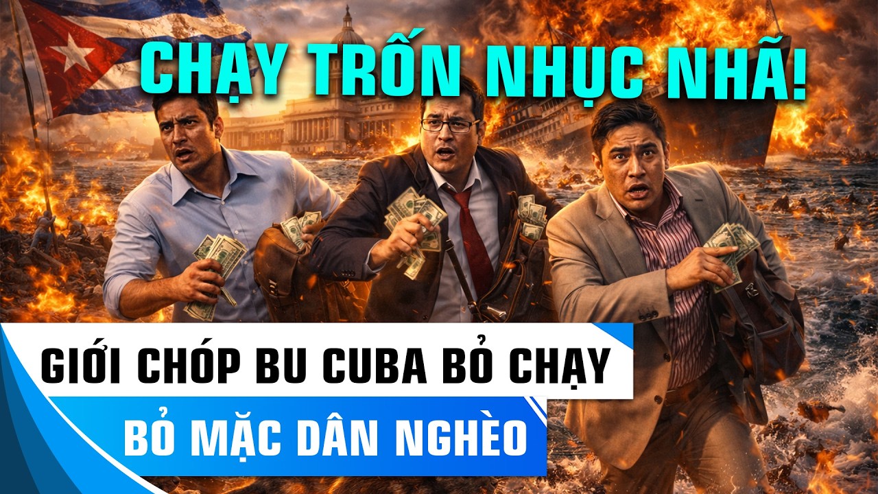 CUBA CUỘC ĐÀO THOÁT CỦA CÁC THÁI TỬ ĐẢNG KHI TÀU CHÌM CHUỘT CHẠY TRƯỚC