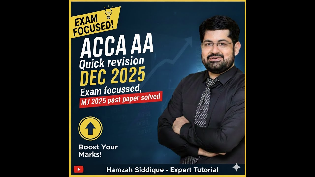 ACCA AA (Past Exam Paper  MJ 2025) solved - Exam techniques