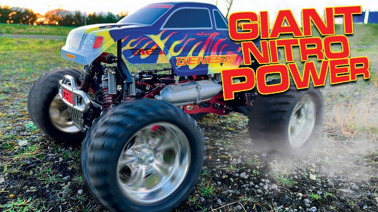 Vintage RC Car Restoration The Best & Biggest Giant NITRO Monster Truck in The WORLD!