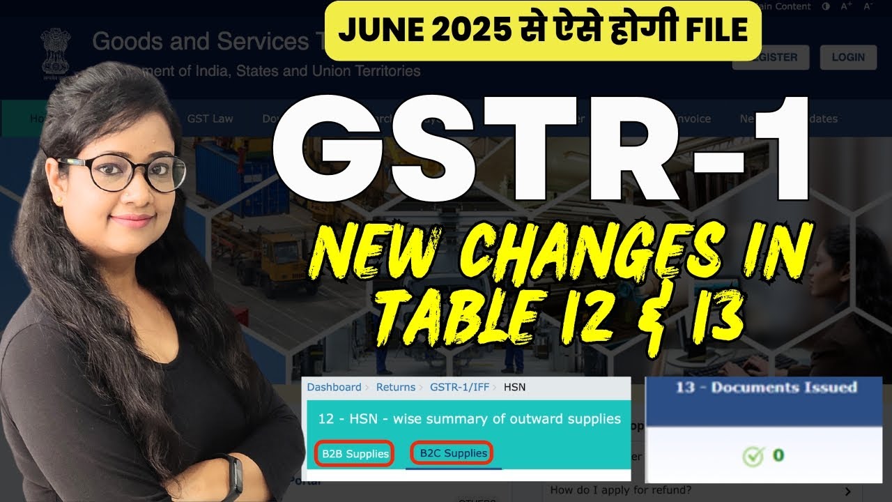 June 2025 से GSTR-1 भरना होगा मुश्किल | GSTR-1 filing with HSN code | how to add HSN data in GSTR 1