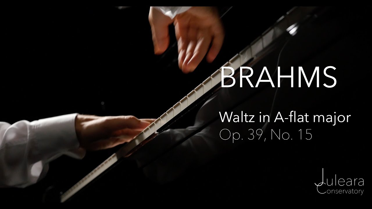 BRAHMS - Waltz in A-flat major Op. 39, No. 15 - Grigor Khachatryan