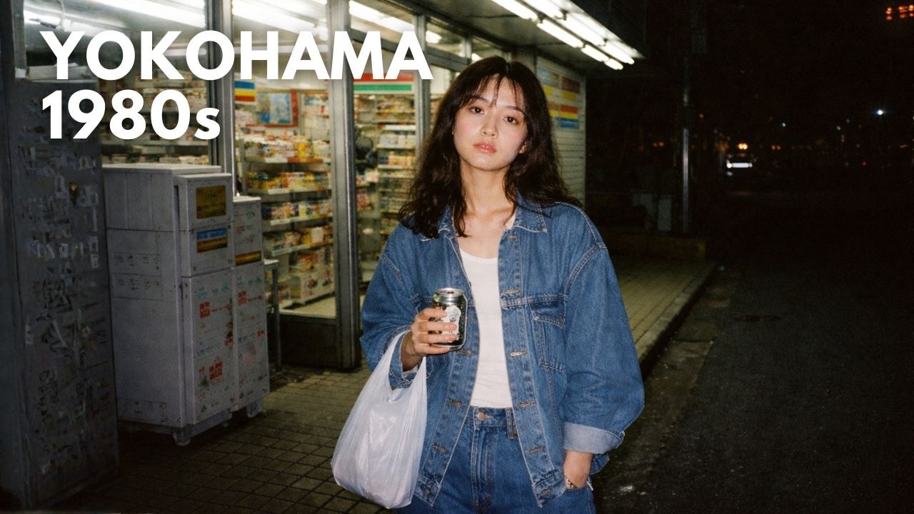 80s Japanese City Pop | Yokohama 1980s | コンビニの灯り | Late Night Drive