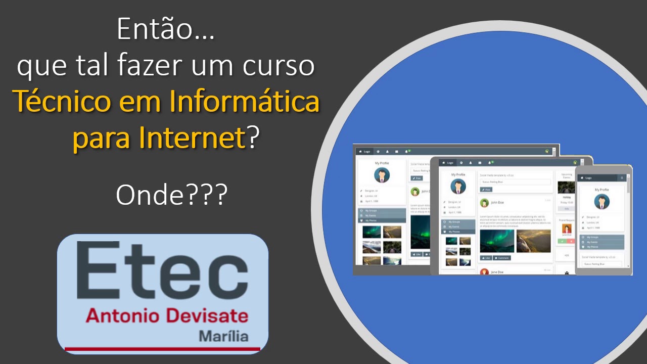 T&eacute;cnico em Inform&aacute;tica para Internet