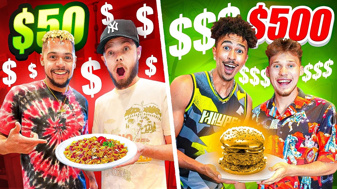 $50 vs $500 Team Cook-Off *Budget Challenge*