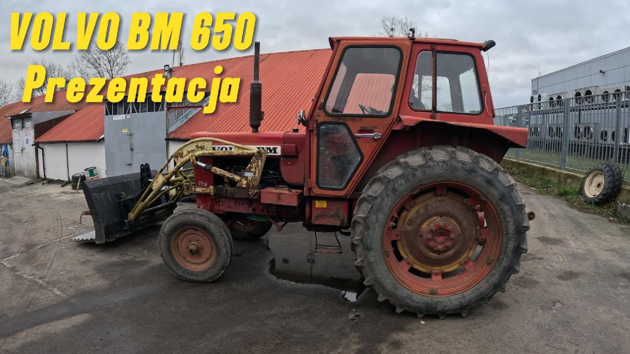 VOLVO BM 650 Prezentacja Ciągnika po zakupie pierwsze prace