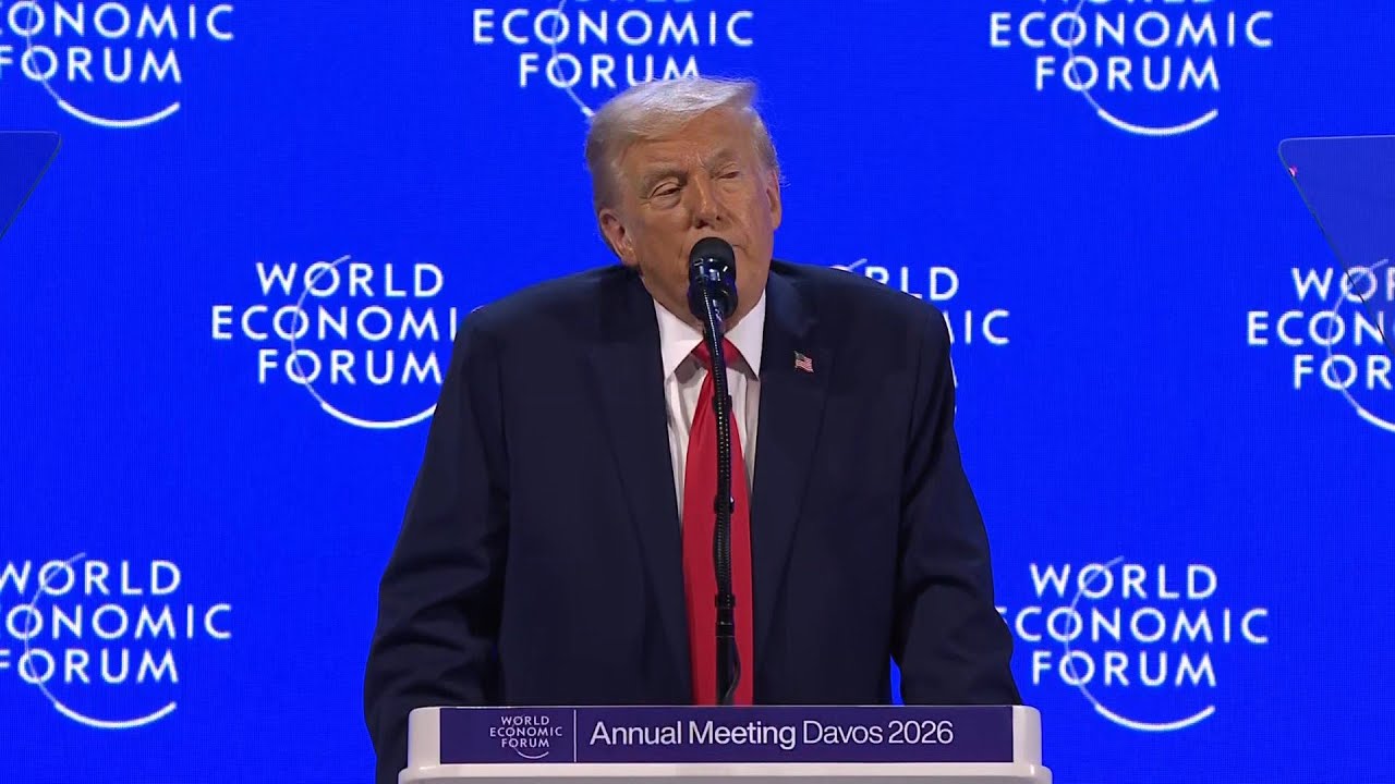 Trump mocks France's Macron at Davos for playing 'tough' | AFP