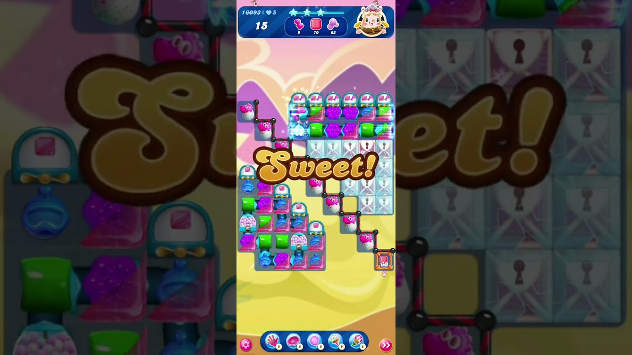 ♡Candy Crush Level 16093|| High Levels ||#CandyCrush||♡ Super Hard Level