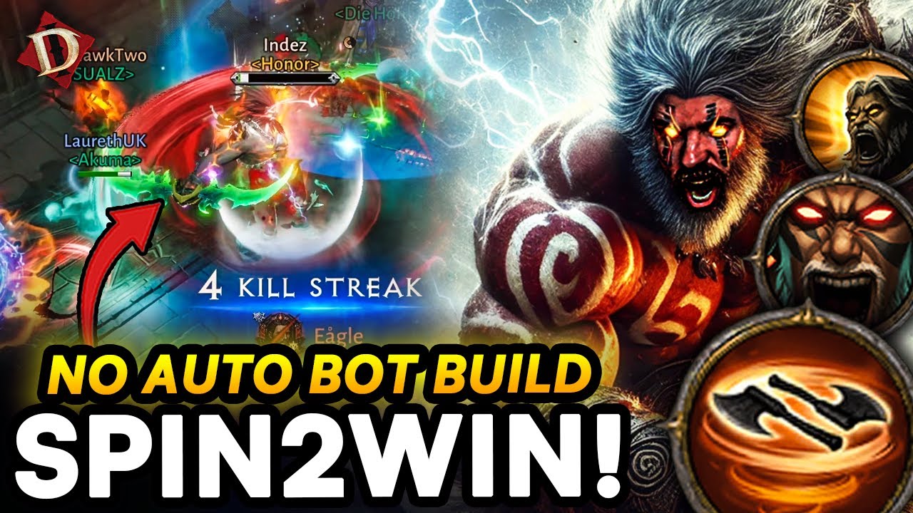 WHIRLWIND BARBARIAN - It’s INSANE! Diablo Immortal Barbarian PvP Build Guide