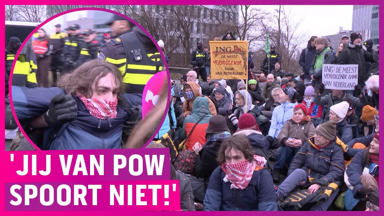 Illegale klimaathippies op de A10: 'Ontiegelijk k*tverhaal!'