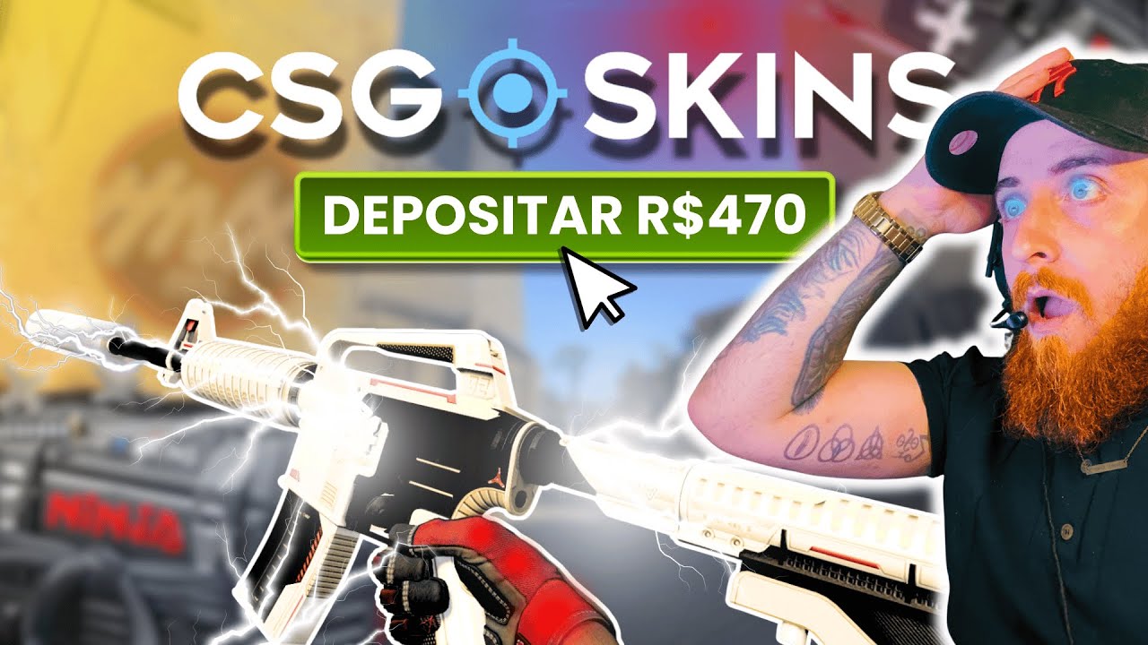 DEPOSITEI + DE 450 REAIS na conta de um INSCRITO no CSGOSKINS e o final foi IMPRESSIONANTE! PROFIT?