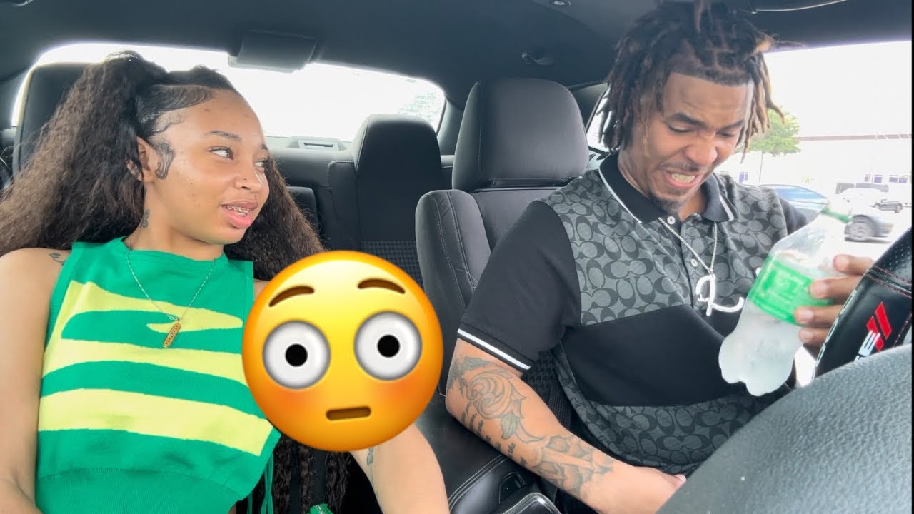 PUT SALT IN MY BOYFRIEND DRINK TO GET HIS REACTION (HILARIOUS)😂😂😂