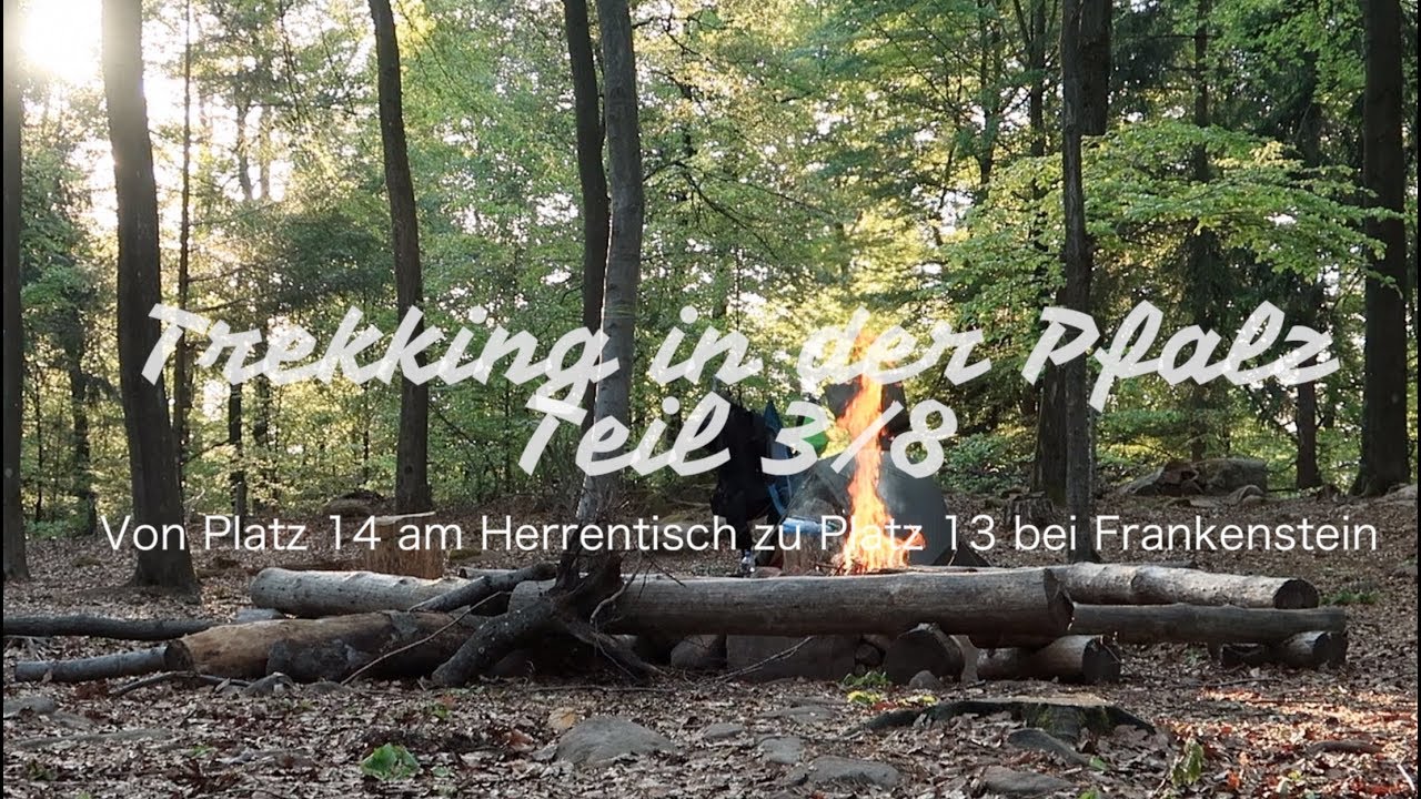 Trekking Pfalz - Teil 3/8 | Von Platz 14 am Herrentisch zu Platz 13 bei Frankenstein