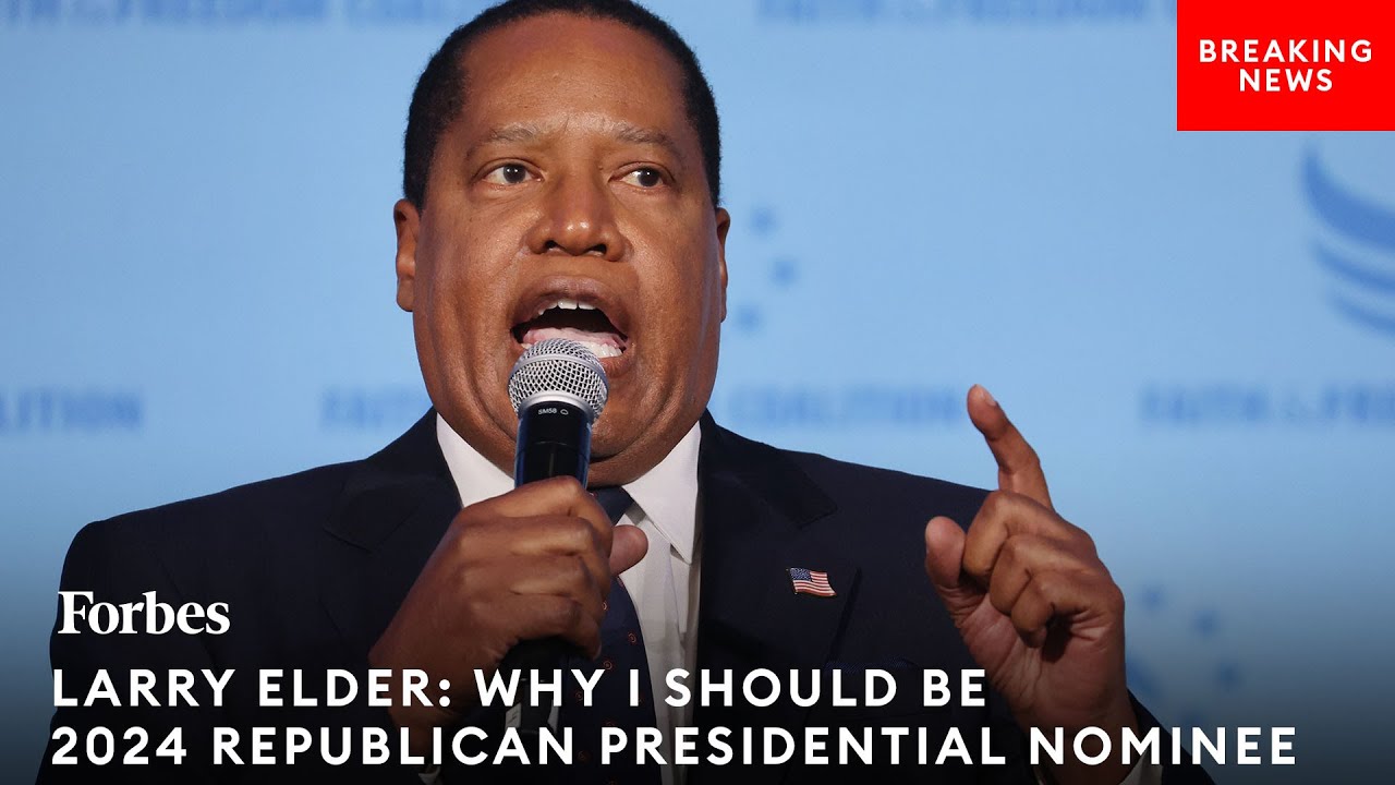 EXCLUSIVE: Larry Elder Makes The Case For Why He Should Be GOP's 2024 Presidential Nominee | Forbes